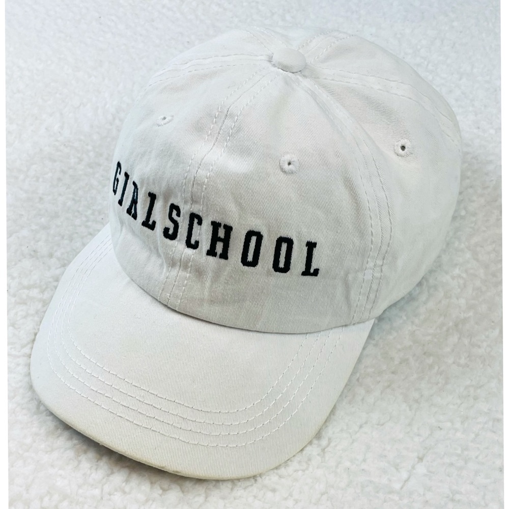 GIRLSCHOOL • White Logo Baseball Cap - Picture 4 of 16
